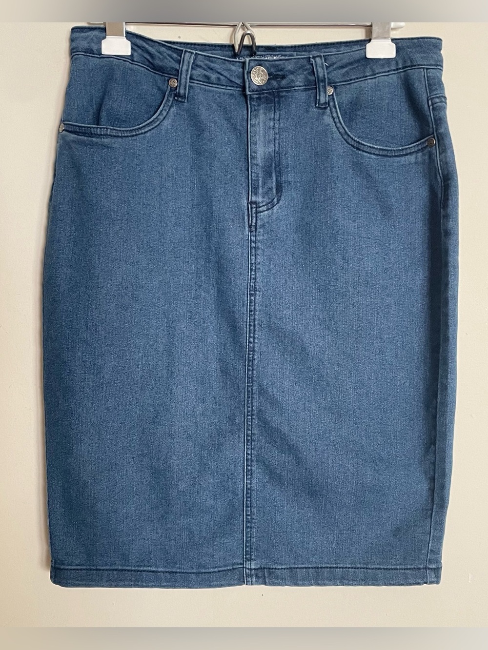Lexi Denim Pencil Skirt